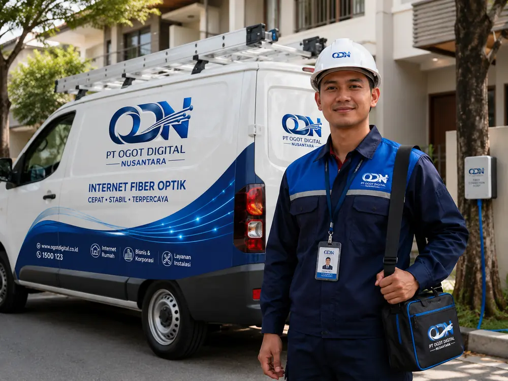 Tim teknisi PT Ogot Digital Nusantara